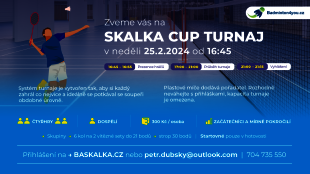 Nedělní turnaje Skalka CUP